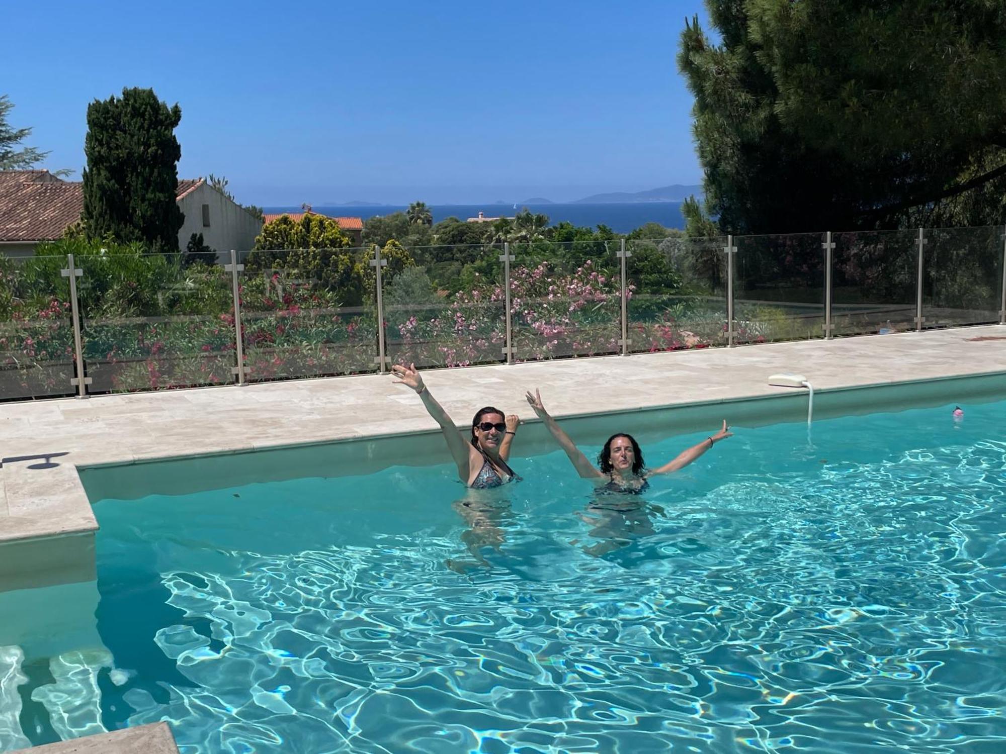 Corsicadream Arone Superbe Appartement Dans Villa, Vue Panoramique Mer, Piscine, Proche Porticcio Pietrosella Extérieur photo